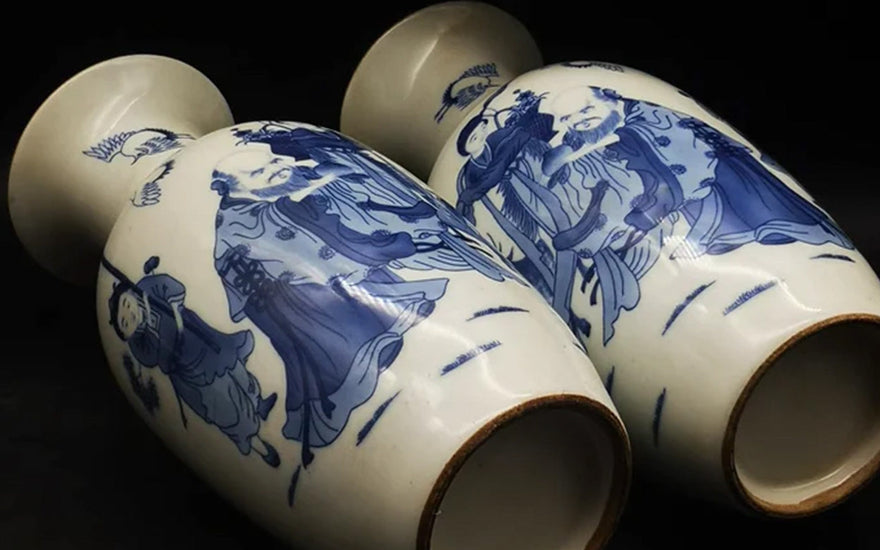 Ma Gu Presented Longevity on Porcelain: A Journey through Prosperity and Health