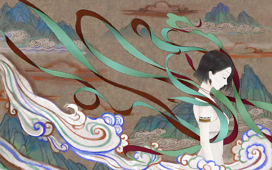 Apsaras in Flight: Captivating Beauty of Dunhuang