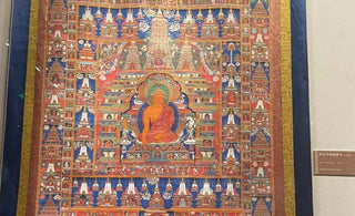 The Radiant Splendor of Gold Background Tangka: Illuminating Tibetan Buddhist Art