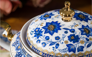 Vivid Elegance: Exploring the Artistry of Enamelled Porcelain Craftsmanship