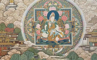 The Enigmatic Elegance: Exploring the Mystical Realm of Black Background Thangka Paintings
