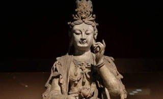 Journey through History: The Origins of Guanyin Statue Painted Wood Phoebe Zhennan