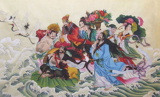Mythological Enchantment in Porcelain: The Eight Immortals Crossing The Sea 