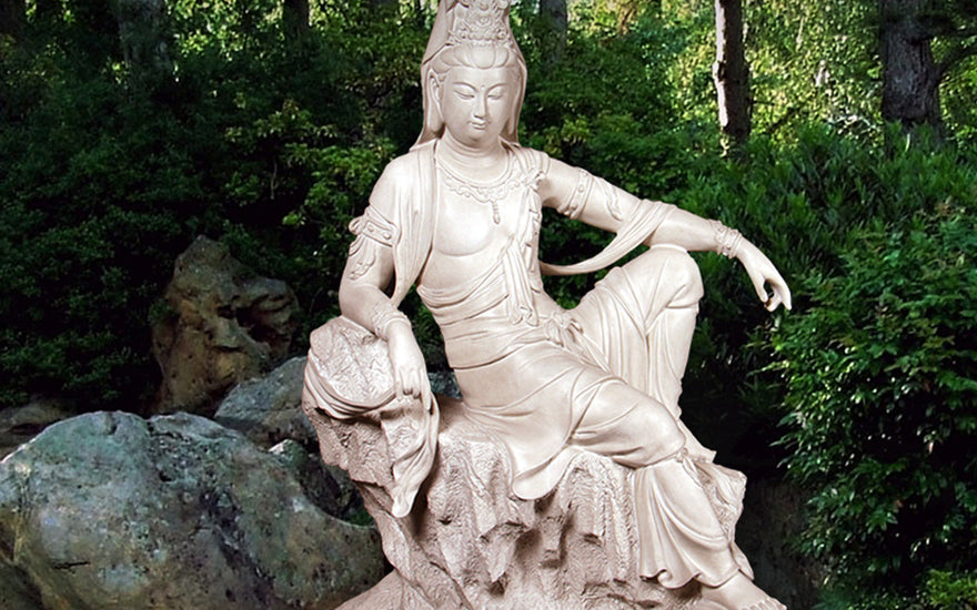 Discovering the most Elegant Water Moon Guanyin statue