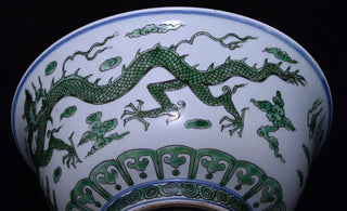 Artistic Mastery: The Artistry and Skill in Dragon Pattern Bowls 