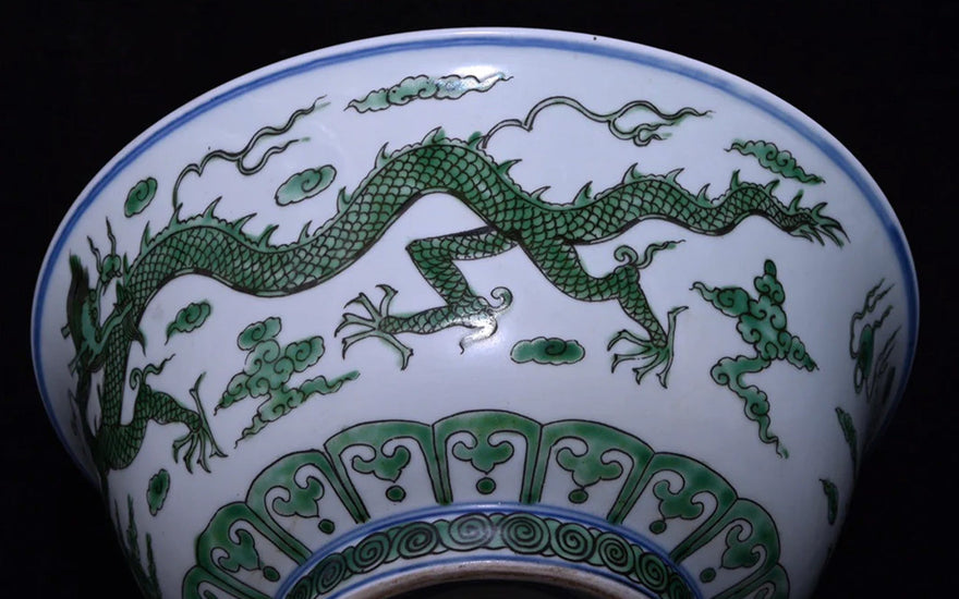 Artistic Mastery: The Artistry and Skill in Dragon Pattern Bowls 