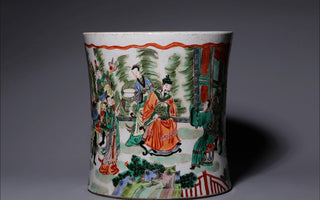Revealed the ten varieties of porcelain pen holders in the Kangxi period 