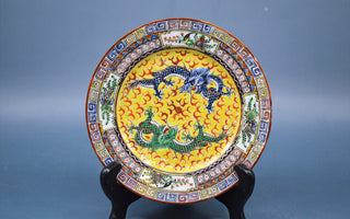 Majestic Guardians: What‘s Dragon's Role in Oriental Plate Art?  