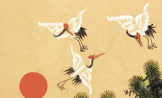 Application and Cultural Heritage of Crane Motifs in Oriental Art
