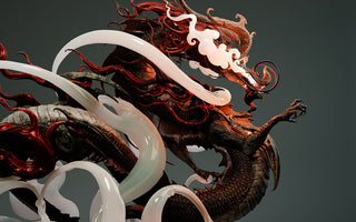 Guardian of Prosperity Statue: Invoking Dragon Energy for Success