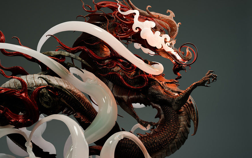 Guardian of Prosperity Statue: Invoking Dragon Energy for Success