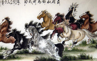 The symbolism of the horse in ancient Chinese culture and its historical background
