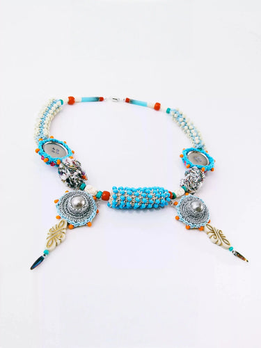 Woven Blessings: A Handcrafted Necklace of Prayer and Protection