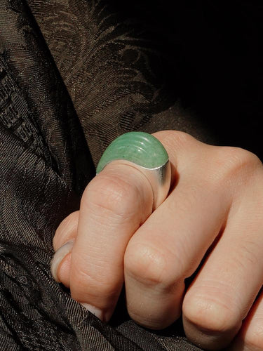 Green Aventurine Ring - Lucky Energy