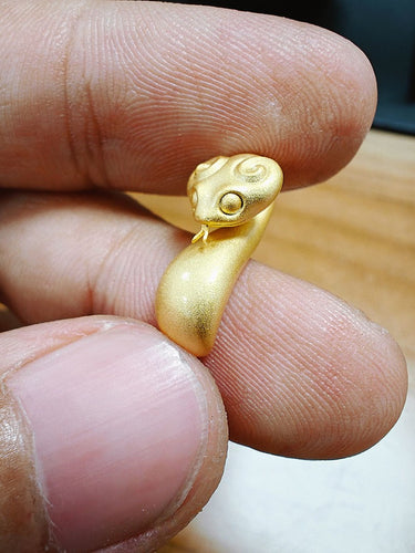 Ram Spirit Guardian Pendant | Gold-Plated Sterling Silver Totem for Protective Energy