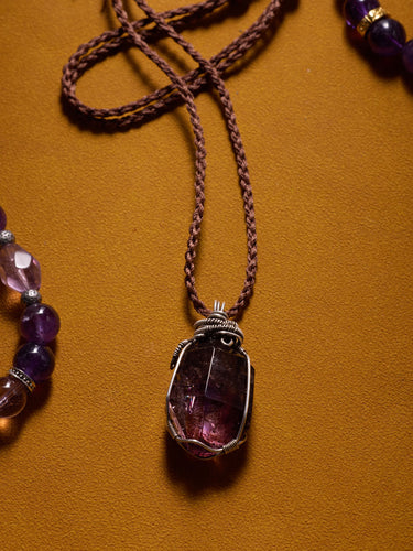 Super 7 Amethyst Raw Energy Pendant