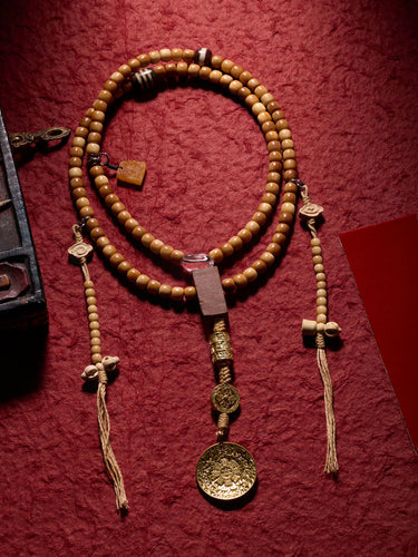 Blessing Energy 108 Mala Sacred Bodhi Beads Bead Necklace