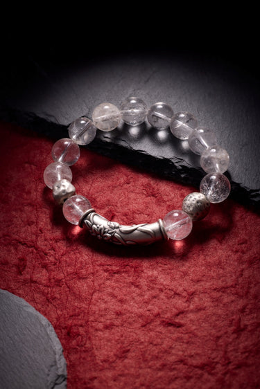 White Crystal Healing Energy Bracelet