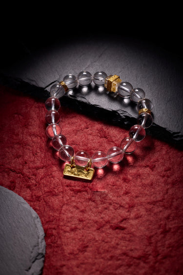 Crystal Clarity Gold-Plated Bracelet