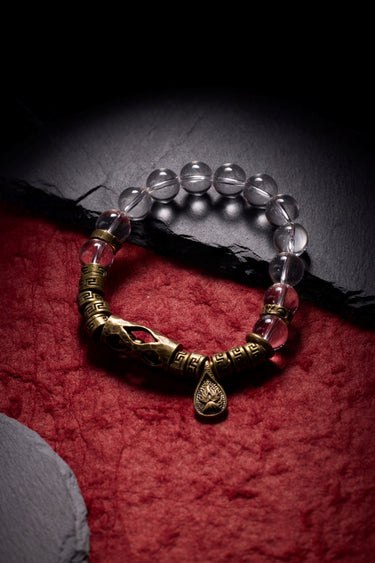 Crystal Clarity with Ancient Wisdom Bracelet
