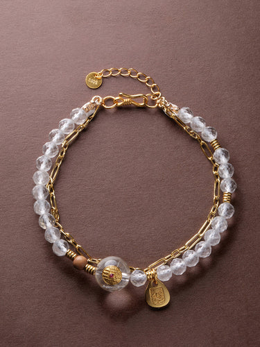 Serenity Bracelet – Clear Quartz for Inner Peace and Healing