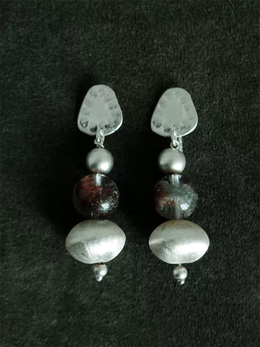 Lucky Charm Earrings – Green Phantom Quartz for Prosperity and Luck