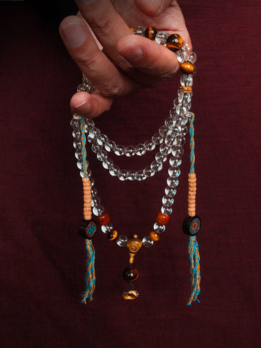 Sacred Clarity 108 Mala Necklace