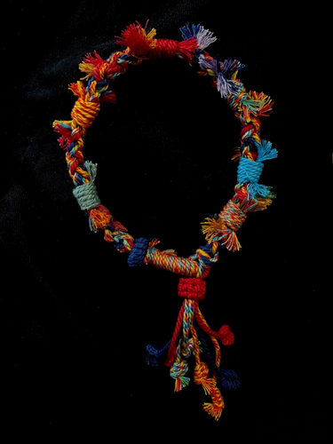 Five-Color Wish Knot Bracelet – Handwoven Cotton Charm of Blessing and Daily Protection