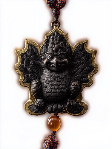Smiling Guardian Garuda Pendant